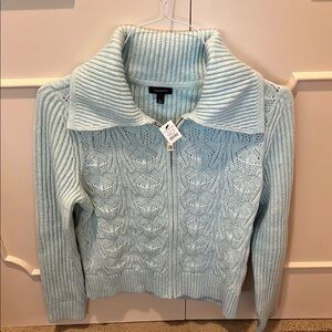 NWT Talbots Women's Soft Blue Cardigan